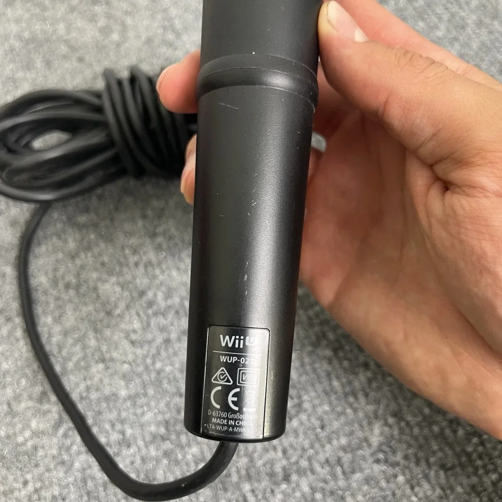 Nintendo Wii U Microphone WUP-021 Wired USB Tested and Working